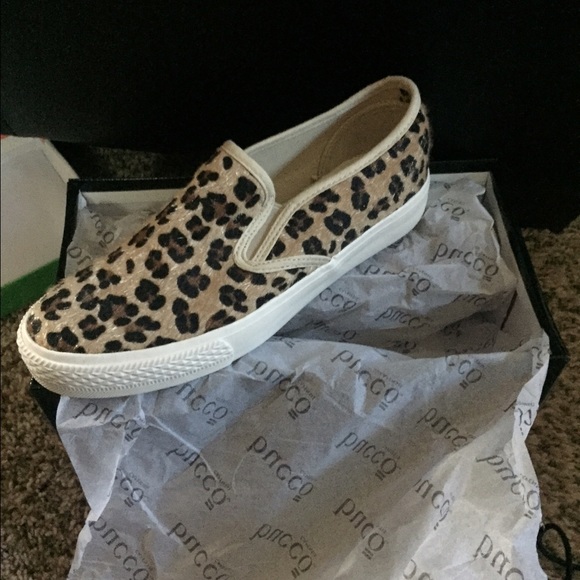 Buccō leopard print slip-on sneakers