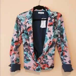 Floral blazer, never worn