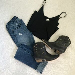 AE Factory Distressed Skinny Jeans