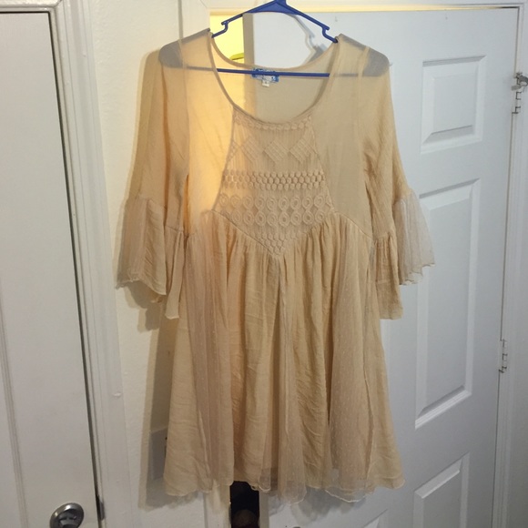Tan gypsy dress