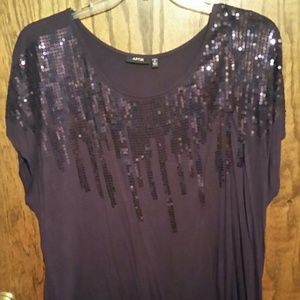 Apt. 9 Sequence Purple Top