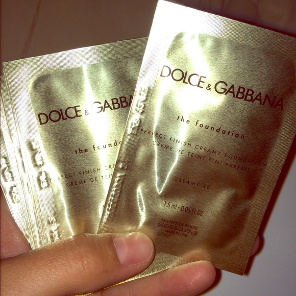 Dolce and Gabbana  The foundation.