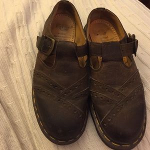 Vintage doc martens - Mary Jane style in brown