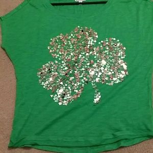 Green Express Shamrock Tee