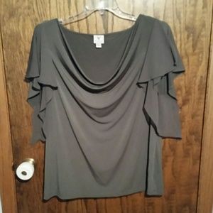 Worthington Gray Blouse