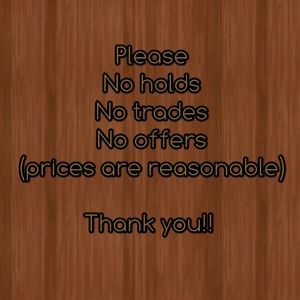 No holds, trades, or offers.