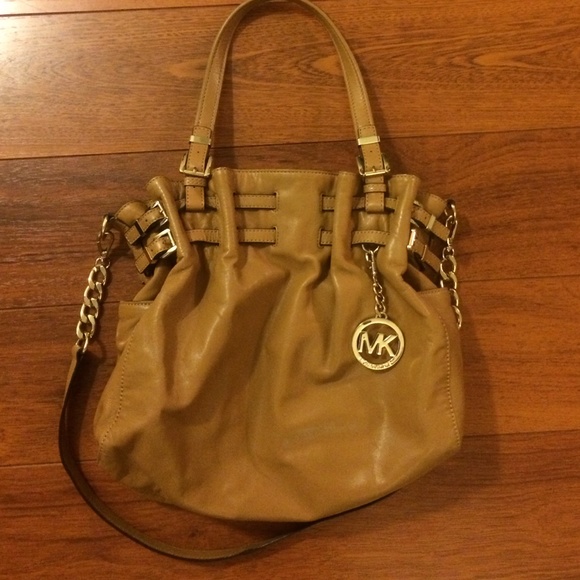 Michael Kors Camel Brown Hobo Handbag