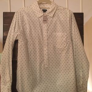 J.Crew Factory 3/4 button down