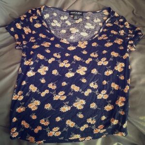Floral crop top