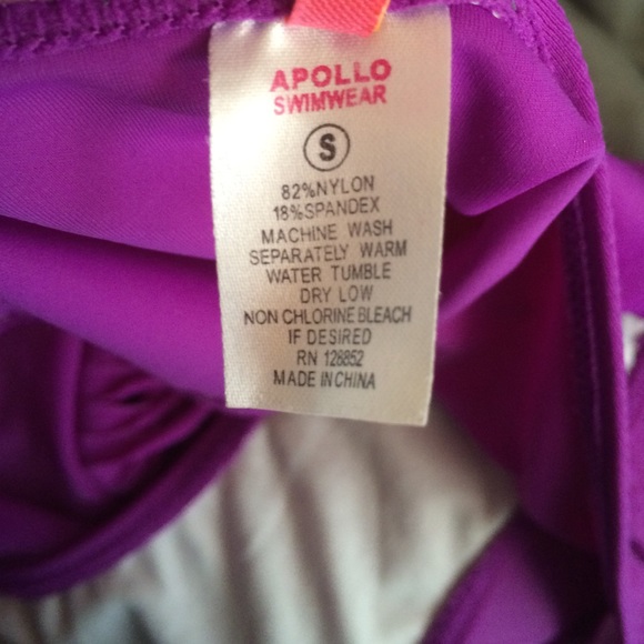 Purple swim suit - Picture 2 of 2