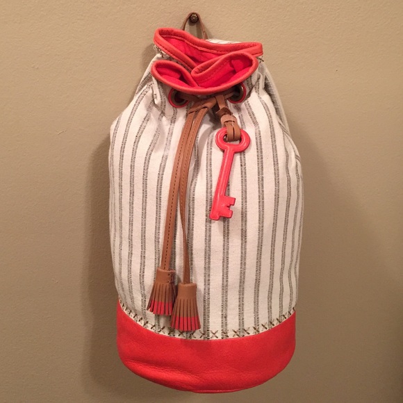 Fossil Handbags - 💰Fossil Hudson Stripe Backpack - One sling