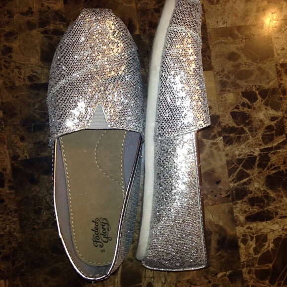 Faded Glory Shoes - Faded Glory Sparkle Flats (look like Tom's)