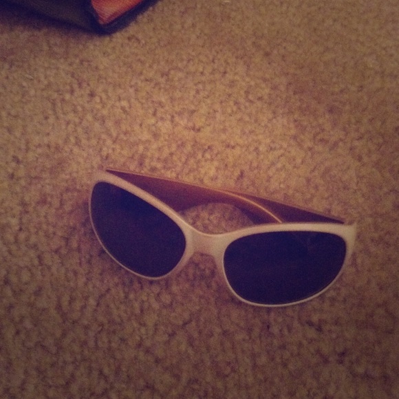 Pretty white and tan sunglasses