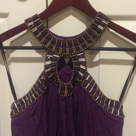 Bebe purple top - Picture 2 of 2