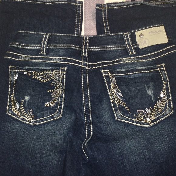 Silver Suki Jeans