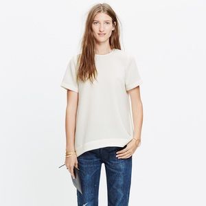 Madewell NWT Tailored Tee - Small - Optic White