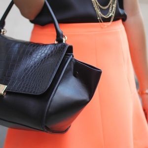 J. Crew Skirts - REDUCED: J.Crew Fluted Skirt in Neon Orange J. Crew Skirts - REDUCED: J.Crew Fluted Skirt in Neon Orange
