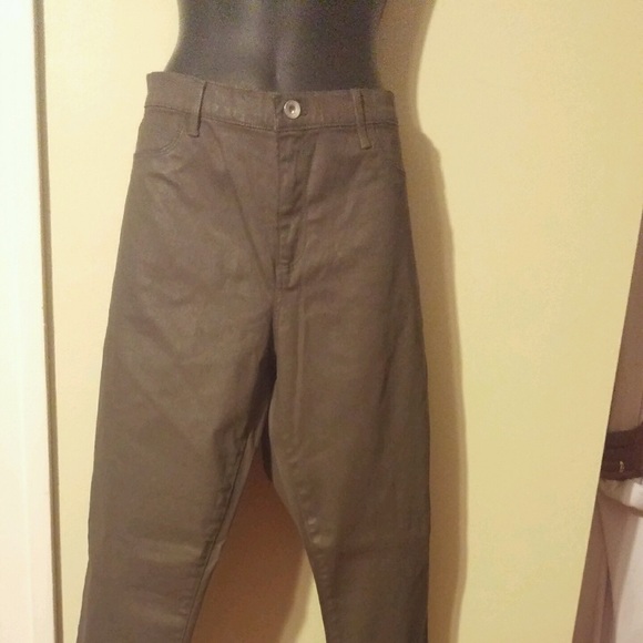 Dark Olive Green Coated Banana Republic