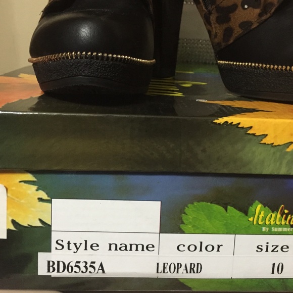 Leopard ankle Boot - Picture 4 of 4