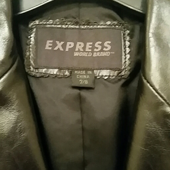 🔥Flash Sale 🔥EXPRESS Leather Jacket - Picture 4 of 4
