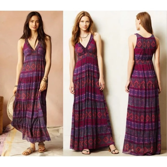 SOLD Anthropologie Rubus Maxi Dress by Weston - Picture 2 of 4