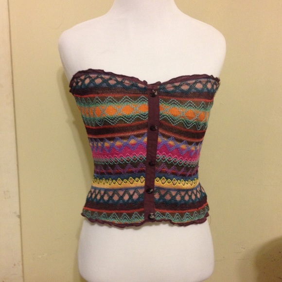 American rag strapless shirt