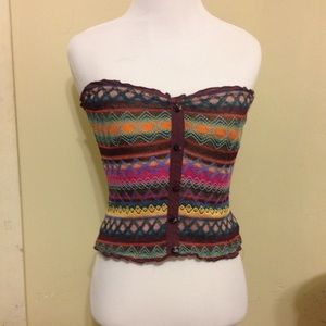 American rag strapless shirt