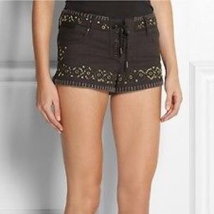 Kate Moss for Topshop beaded jean shorts