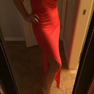 Splendid Slit Maxi Dress