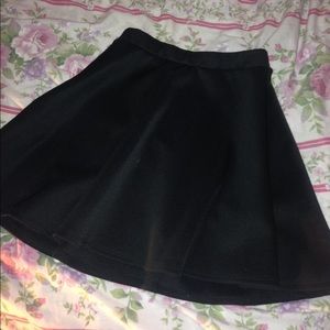 Black Circle/Skater Skirt