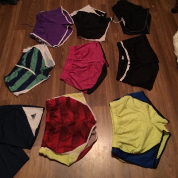 Bundle / lot of running shorts and exercise short