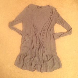 Express Ruffled Cardigan