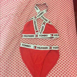 Aliyah inspired Tommy Hilfiger bikini set.💞