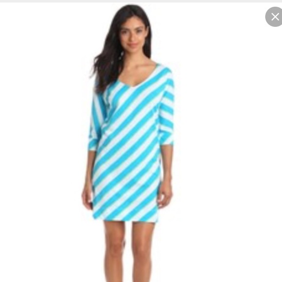 Lilly Pulitzer Turquoise Roper Eliza Dress - Picture 1 of 4