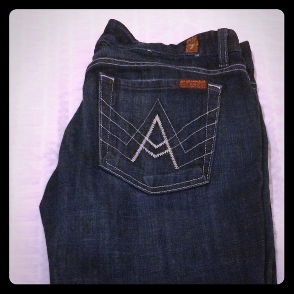7 for all mankind "A" pocket jeans - Picture 1 of 3