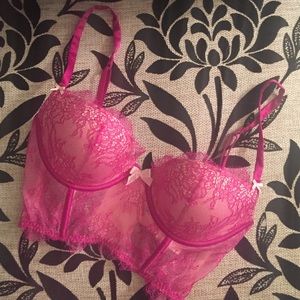 ON HOLD Victoria's Secret Lace Fuchsia Bra