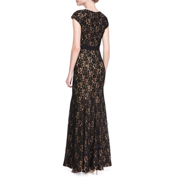 Diane Von Furstenberg DVF Lace Mermaid Gown Dress - Picture 2 of 2