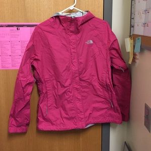 Pink/Grey The North Face Windbreaker
