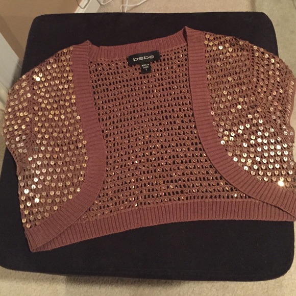 🔥HOST PICK 1.29.16🔥Bebe Sequin Shrug