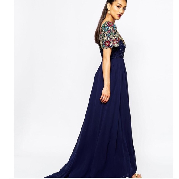 🚫SOLD🚫 Virgos Lounge Embellished evening dress - Picture 2 of 3