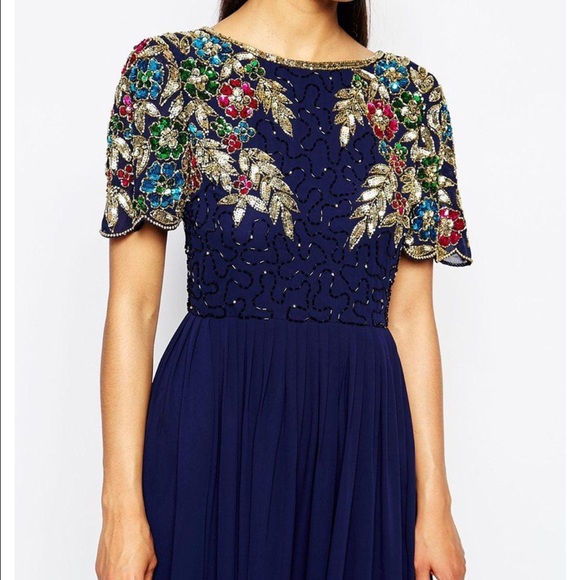 🚫SOLD🚫 Virgos Lounge Embellished evening dress - Picture 3 of 3