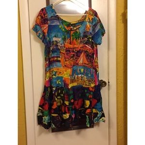 Jams World Tropical Print Dress