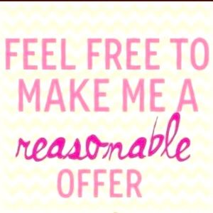 Reasonable offers considered!