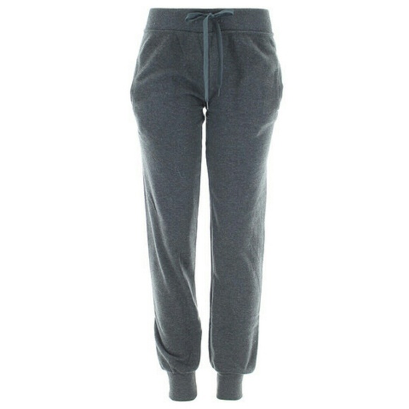 ROMA CONCEPT - WOMEN'S SOLID BASIC JOGGERS - CHARC