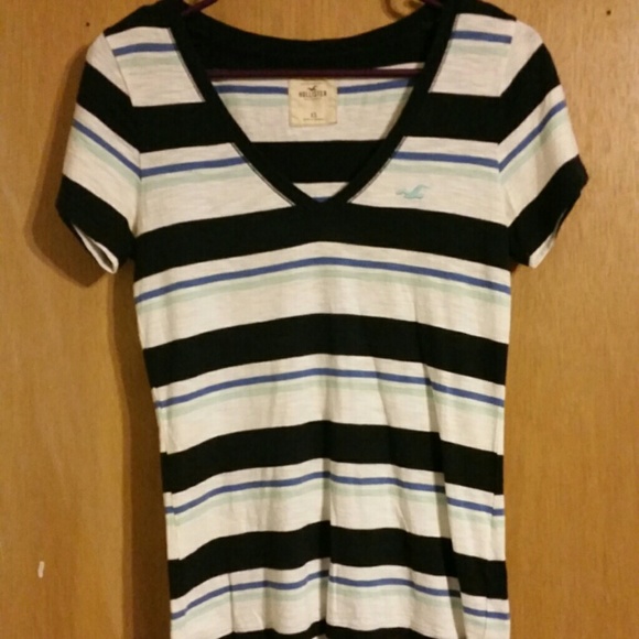 Striped Hollister Tee