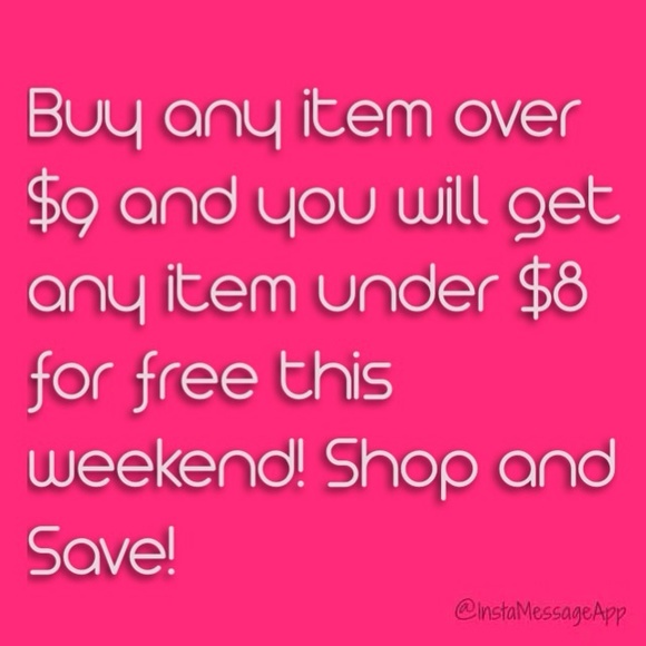 Get A Free Item When You Shop My Closet❤️