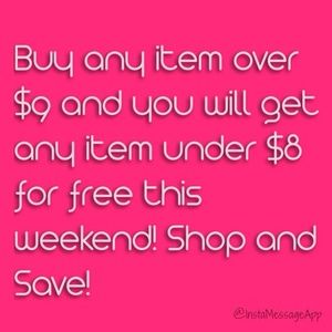 Get A Free Item When You Shop My Closet❤️