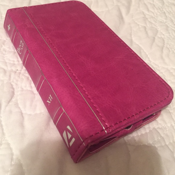 Pink IPhone 5/5s Phone Case/Wallet