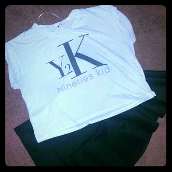 White crop top