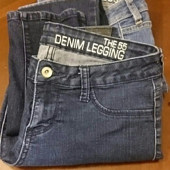 Dark blue jeggings